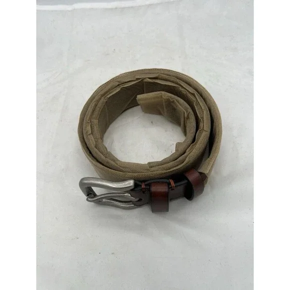 WOLFANT Men’s Brown Full Grain Italian Leather Belt 55” XL New In Box - Picture 7 of 14